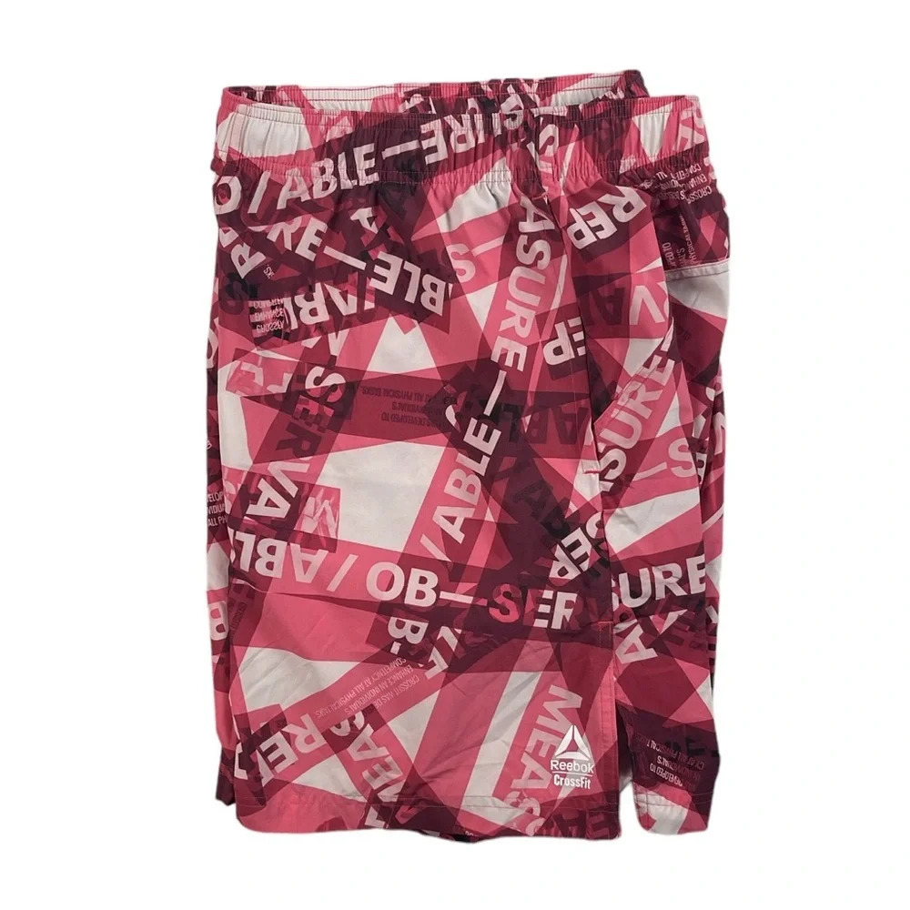 SH129 Mens Reebok CrossFit Speed Wick Performance Stretch Training Shorts L